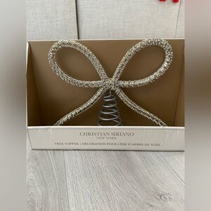 NWT Christian Siriano Bow Tree Topper